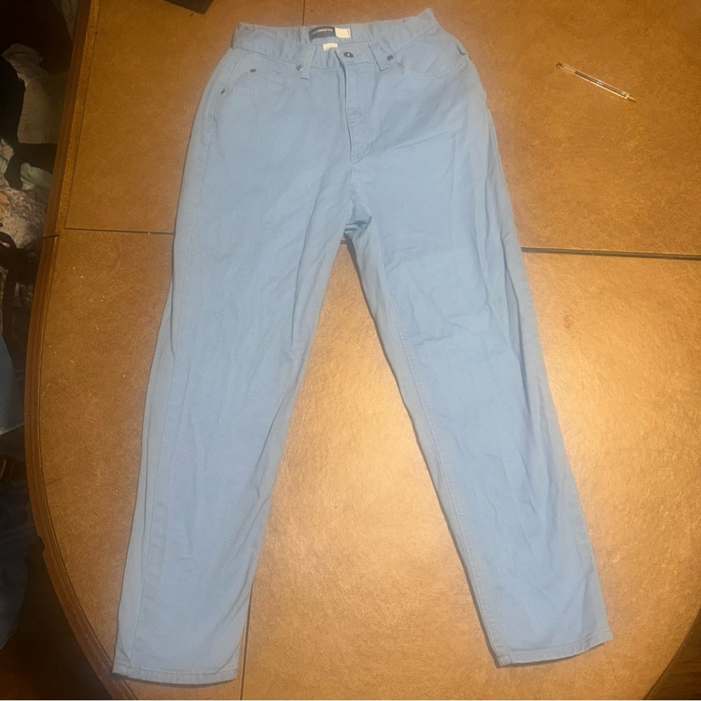 Liz Claiborne Jeans Womens 10 Blue Denim VTG Tapered Premium Lizwear Classic Fit